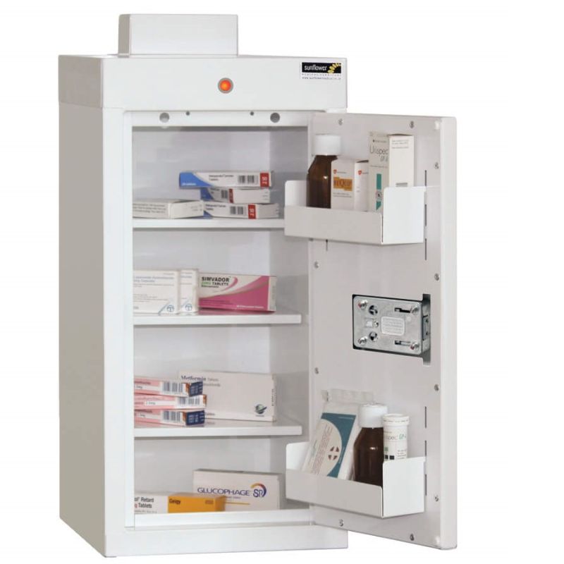 Medicine Cabinet 3 Shelves 2 Trays Health And Care