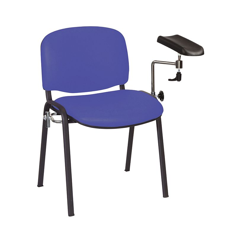 Sunflower Medical Mid Blue Vinyl Phlebotomy Chair