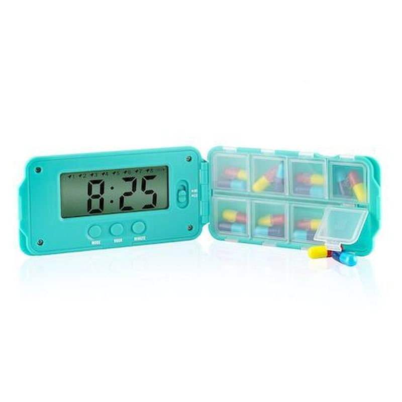 Tabtime Super 8 Daily Pill Reminder with 8 Alarms