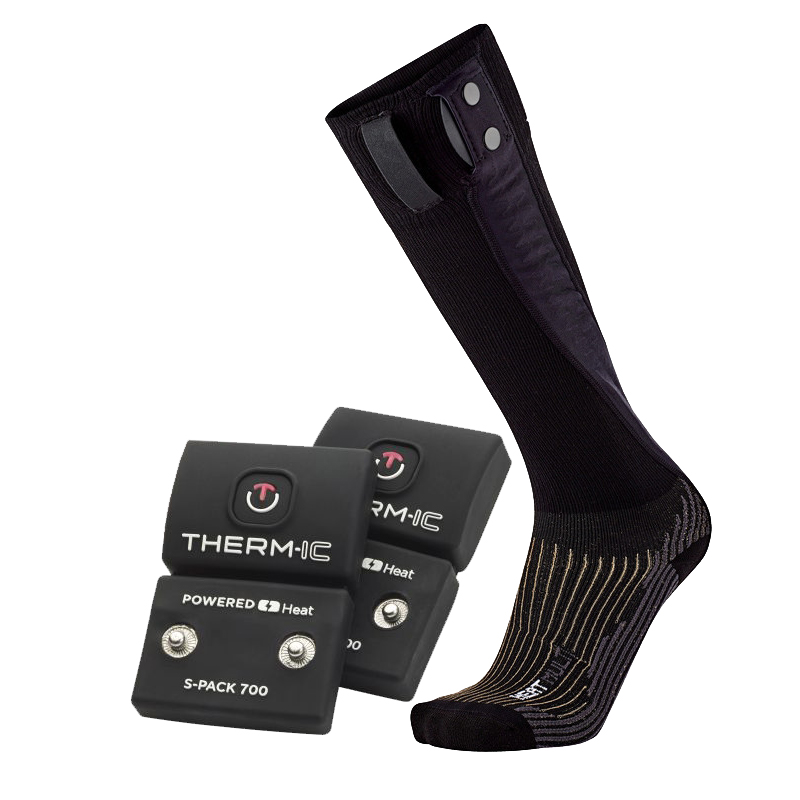 Therm-IC Powersock Multi Heat Heated Sock Set with S-Pack 700 Battery