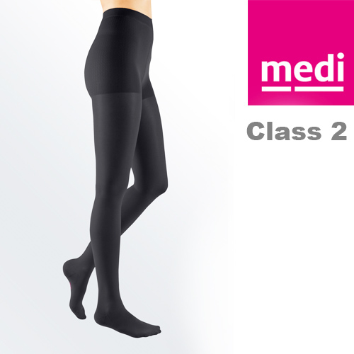 Medi Mediven Elegance Class 2 Black Compression Tights