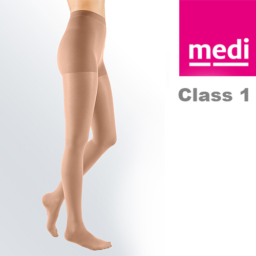 Medi Mediven Elegance Class 2 Black Compression Tights - Compression  Stockings