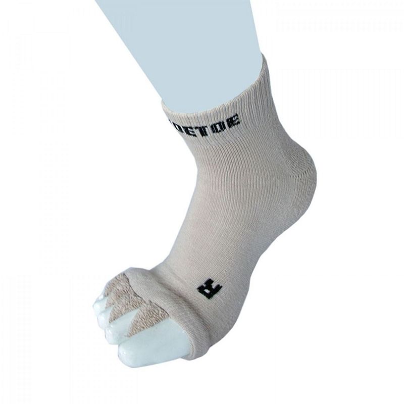 elbow Beg Adaptive TOETOE Cotton Toe Separator Socks | Health and Care