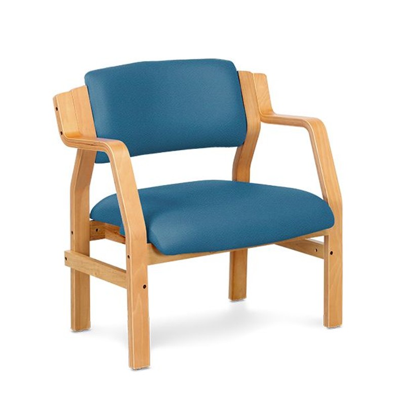 Bristol Maid Beech-Frame Vinyl-Seat Bariatric Chair (Various Colours)