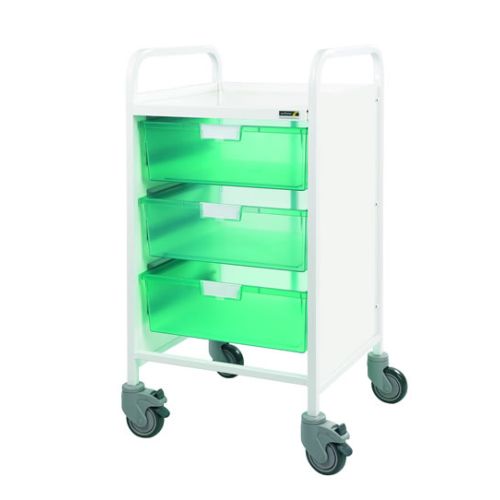 Medical Trolley Vista 50 with 3 Trays Health and Care