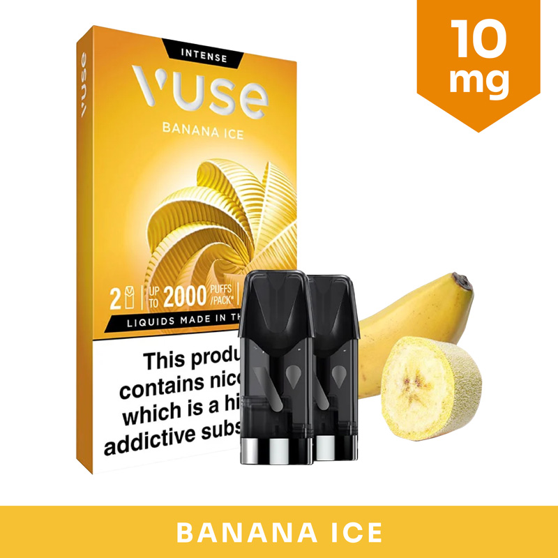 vuse banana ice pods Intense Flavour (10mg) PACT Vape Ultimate Guide to Using Resistance:[RPM] 0.3ohm RPM MTL Mesh Coil