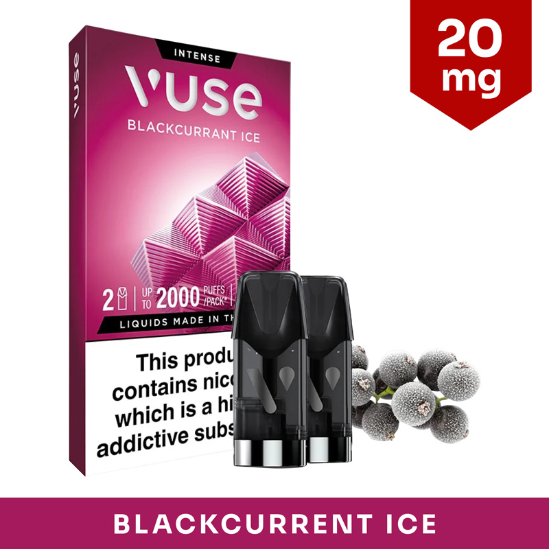 Vuse Blackcurrant Ice Intense Pods (20mg)