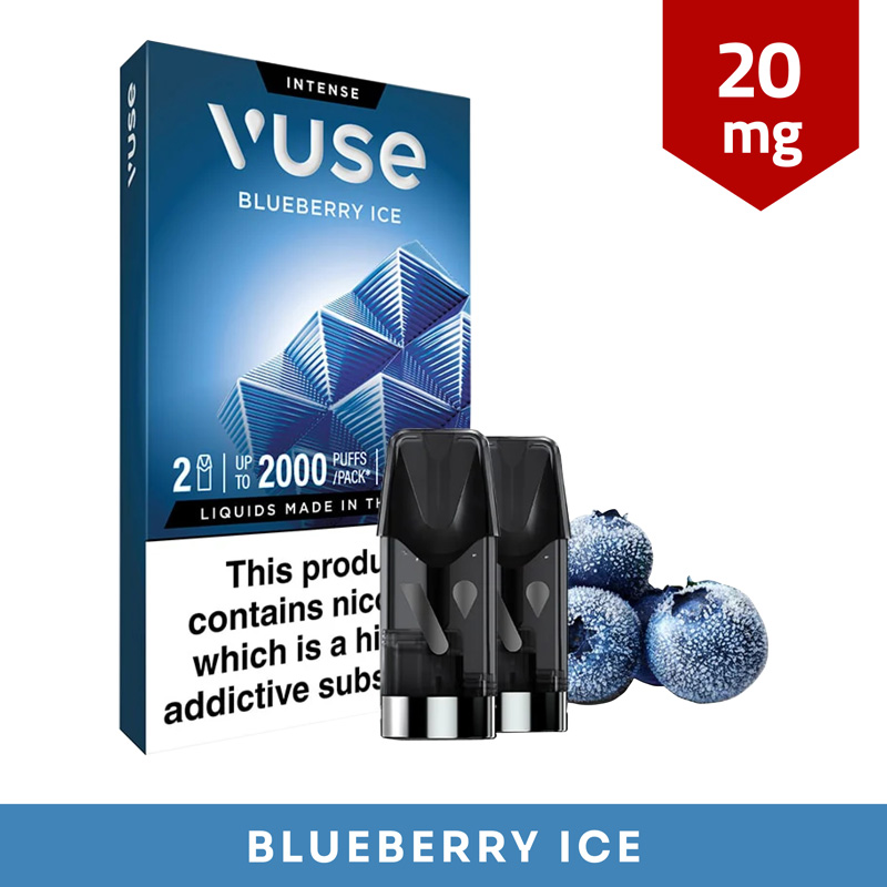 Vuse Blueberry Ice Refill Pods (20mg) | Health and Care Vuse Blueberry Ice Refill Pods (20mg) | Health and Care