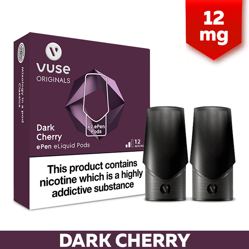 Vuse ePen Dark Cherry Cartridges (12mg) Health and Care