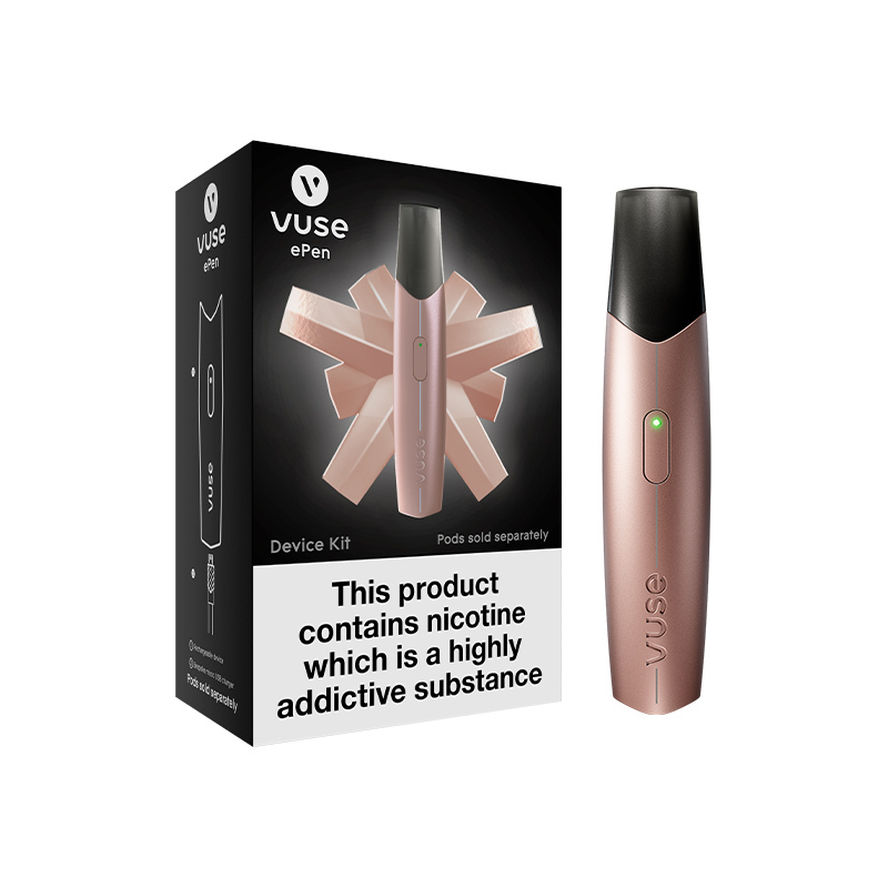 Vuse ePen Rose Gold ECigarette Device Health and Care