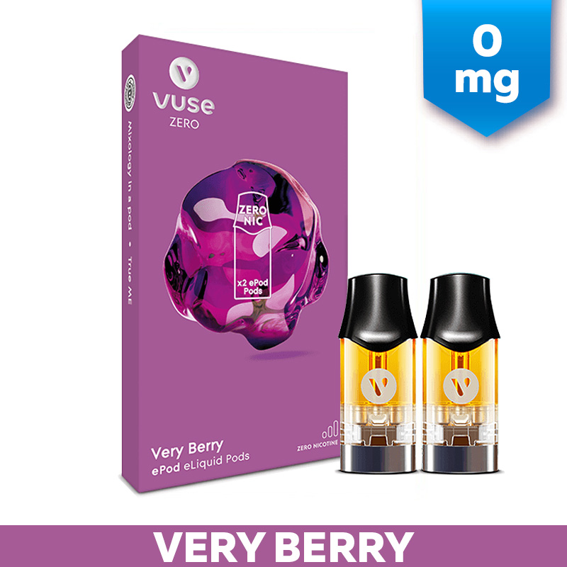 Vuse ePod 2 Very Berry Refill Pods (0mg) Health and Care