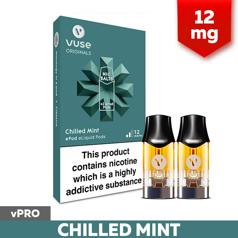 Vuse ePod 2 vPro Chilled Mint 12mg Health and Care
