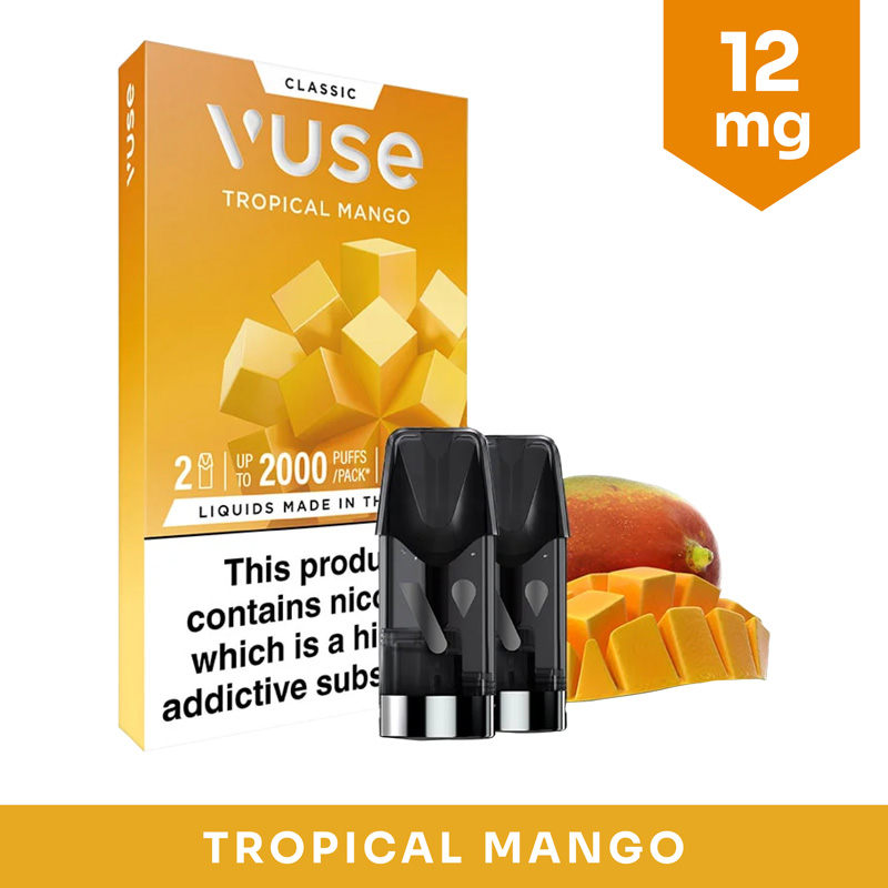 vuse pod refill 2 Vuse Refills Pods Tobacco 18 mg main image 0