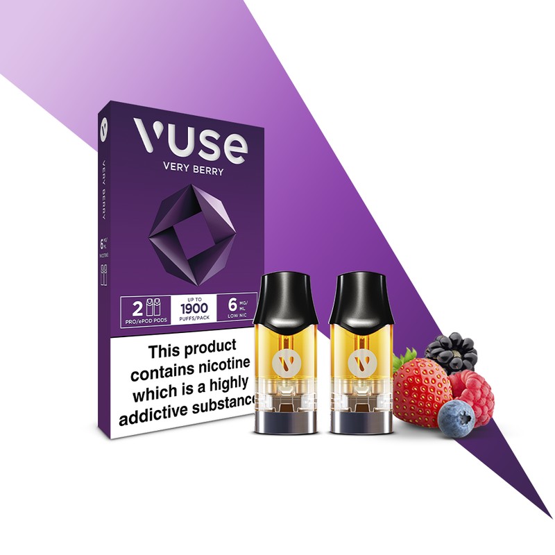 Vuse ePod 2 vPro Very Berry 6mg Health and Care