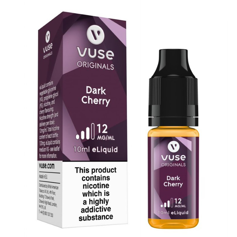 Vuse Originals Dark Cherry ELiquid 12mg Health and Care