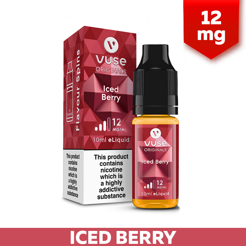 Vuse Originals Iced Berry ELiquid 12mg Health and Care