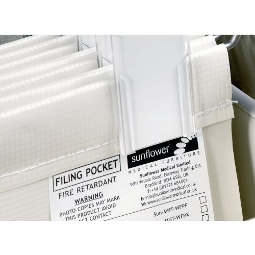Notes Trolley X-Ray Filing Pockets 10pk | Health and Care
