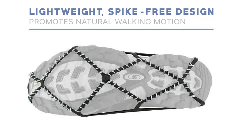 Yaktrax Pro Run Gripy na led a sníh pro běžecké boty, 3mm tvrdé kovové