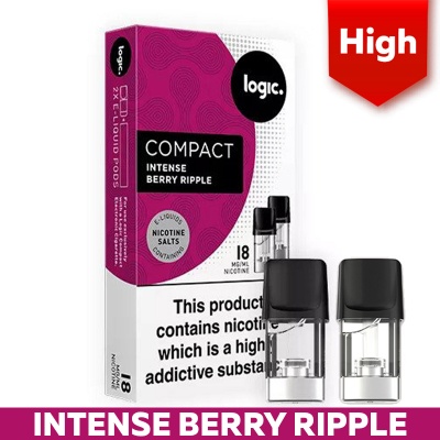 Logic Compact Intense Berry Ripple 18mg E-Liquid Pods