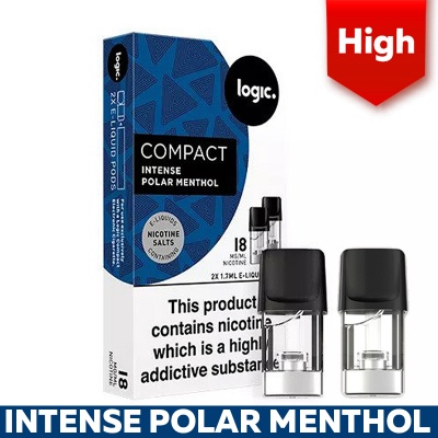 Logic Compact Intense Polar Menthol 18mg E-Liquid Pods