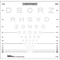 Logmar 4m Contrast Sensitivity 1.25% Chart