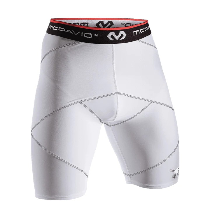 McDavid 8200 Sports Compression Shorts (White)