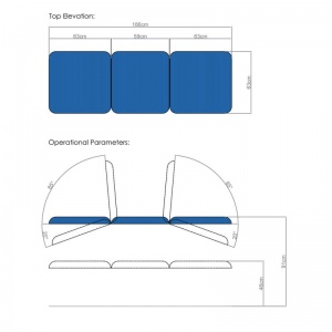 Medi-Plinth Hydraulic 3-Section Outpatients' Plinth