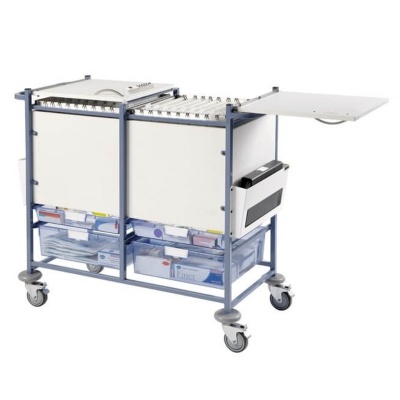 Sunflower Medical Large Notes Trolley with Hinged Top and Digital Locks