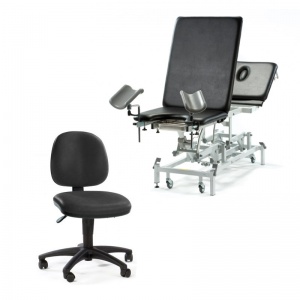 Medicare Deluxe GP Gynaecology Couch and Operator Chair