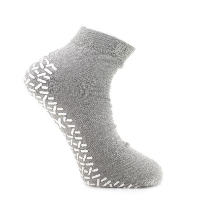 Medline Single Tread XX LARGE/GREY Slipper Socks (Five Pairs)