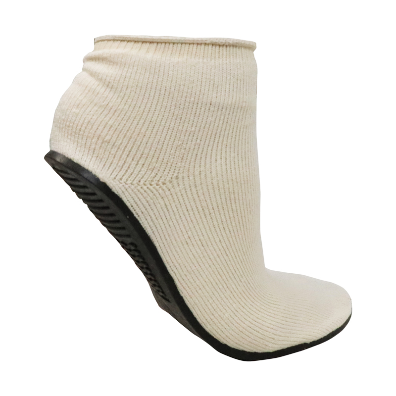 Medline Terry Cloth Sure Grip Rubber Sole Extra Large/Beige