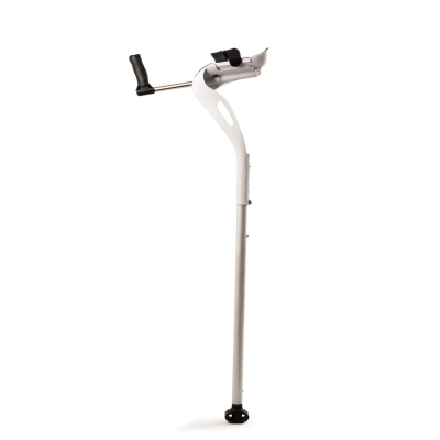 M+D Adjustable Forearm Crutch Cane Alternative (White)