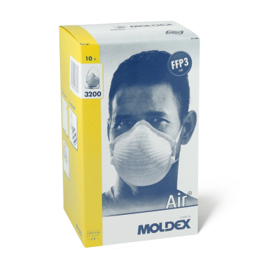 Moldex Air FFP3 Disposable Face Mask 3200/3250 (Box of 10)