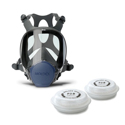 Moldex Series 9000 Full Face Mask Reusable Respirator with Two P3 Filters
