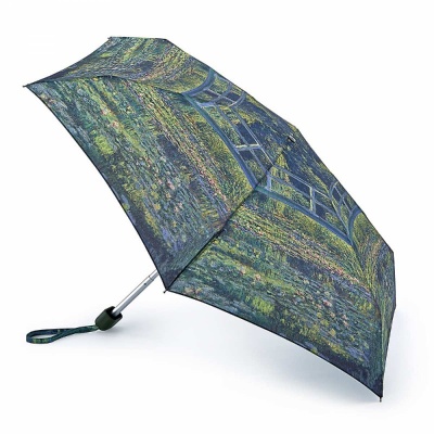 Fulton Tiny 2 National Gallery Foldable Umbrella (Water-Lily Pond)