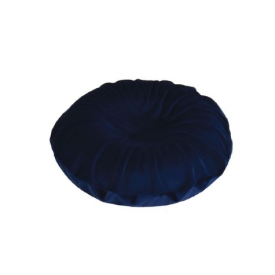 Velour Navy Blue Cover for Memory Foam Ring Cushions