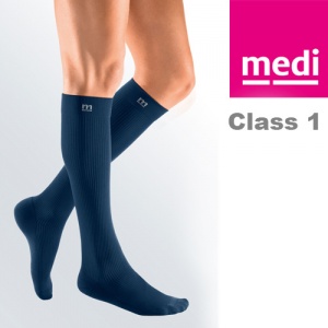 Medi Mediven Active Class 1 Navy Below Knee Compression Socks for Men
