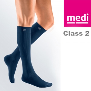 Chaussettes De Compression Mediven Homme – Noir – Taille II – Soutien Médical (CCL2)