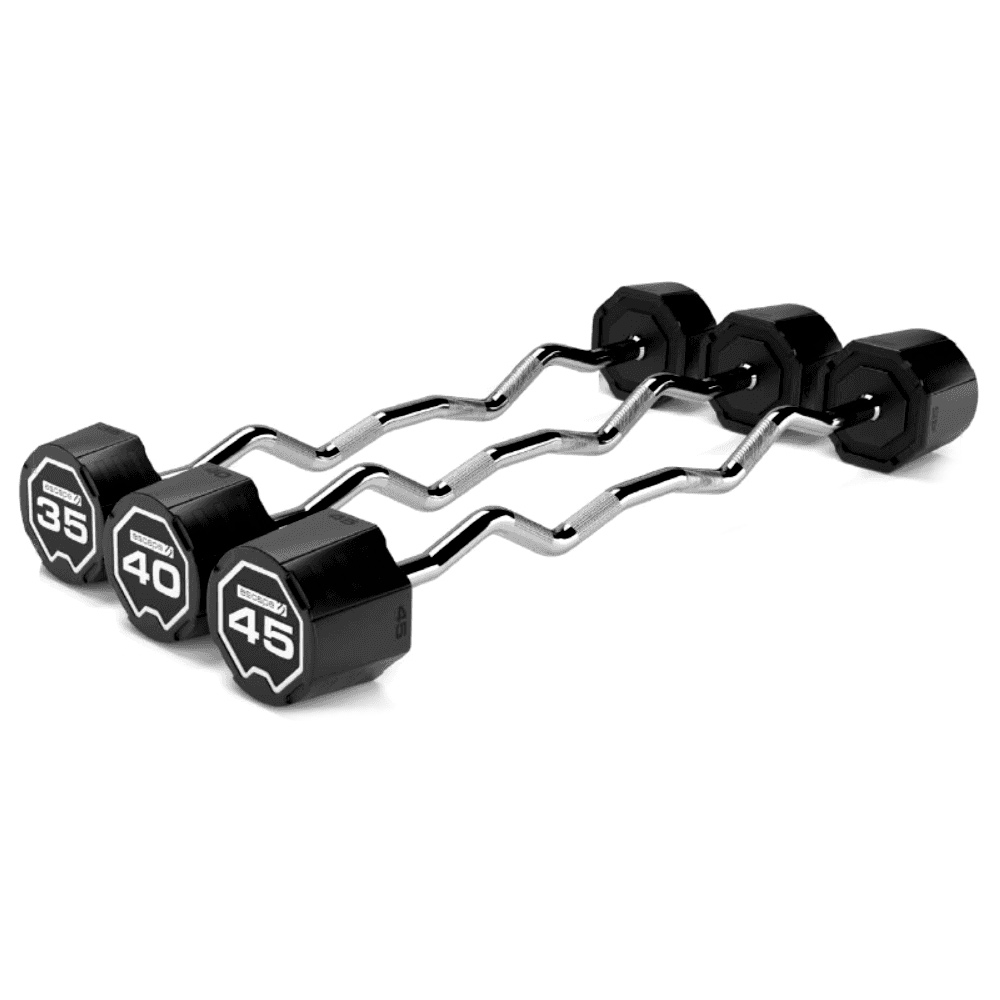 Escape Fitness Nucleus Urethane Curl Barbell (10 - 45kg)