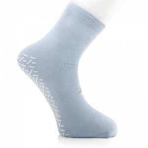 Medline One Size Fits Most Single Tread Blue Slipper Socks 48 Pairs