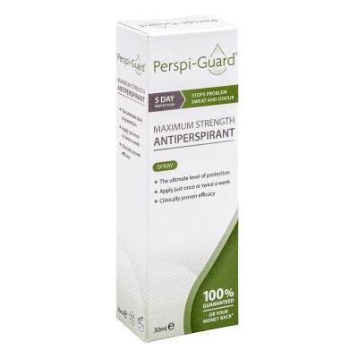 Perspi Guard Maximum Strength Antiperspirant Spray (30ml)