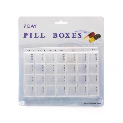 Adaptable Weekly Pill Organiser
