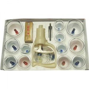Complete Plastic Cupping Set with 12 Cups