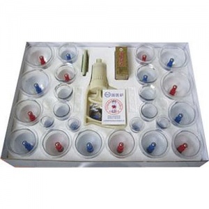 Complete Plastic Cupping Set with 24 Cups