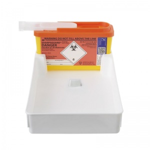 POUDS Combination Tray for Sharpsguard 1L and 2.5L Sharps Containers (Case of 25)