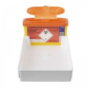 POUDS Community Tray for Sharpsguard 1L Sharps Containers (Case of 25)