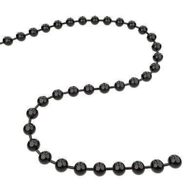 Q-Link Black Bead Chain for Acrylic Pendants