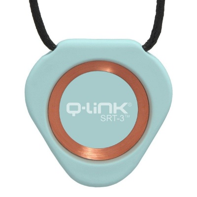 Q-Link Sleek Blue SRT-3 Energy Clarifying Pendant