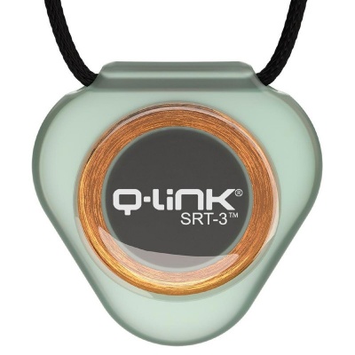 Q-Link SRT-3 電磁波対策グッズ Q-Link Translucent Glacier SRT-3 Pendant | Health and Care