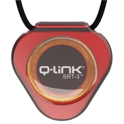 Q-Link Translucent Smooth Lava SRT-3 Energy Clarifying Pendant